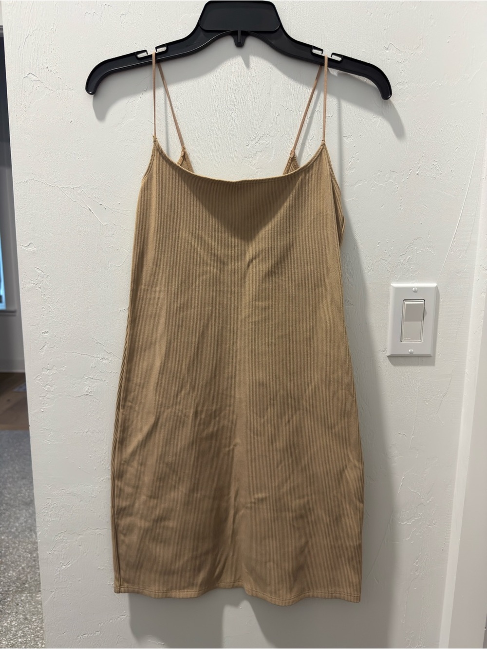 Abercrombie & Fitch Soft A&F Collection ribbed knit mini dress M